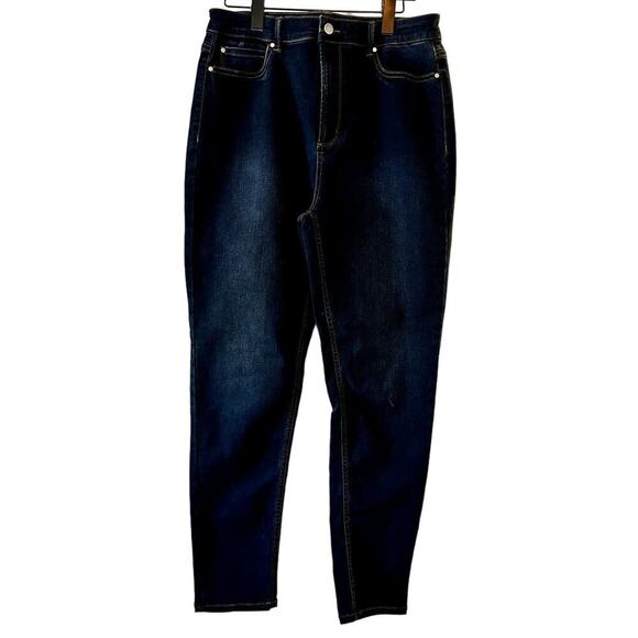 AFRM High Rise Skinny Jean Blue Denim Fitted Ankle Jeans NWT Size 31 - Picture 2 of 6